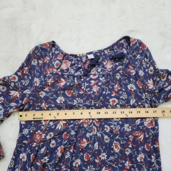 Old Navy floral dress long sleeves - Picture 8 of 10